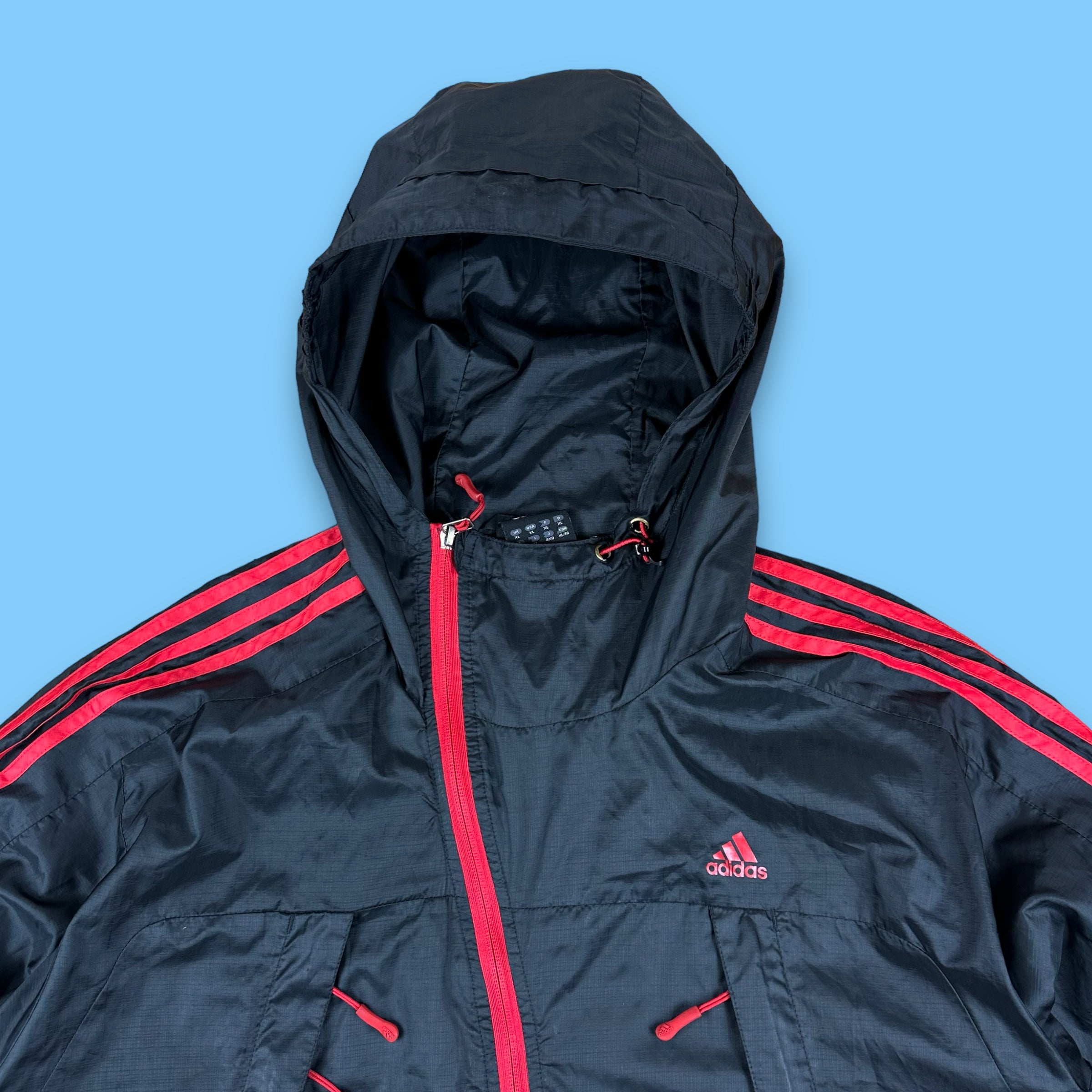 00’s Adidas Asymmetrical Windbreaker Jacket (XL)