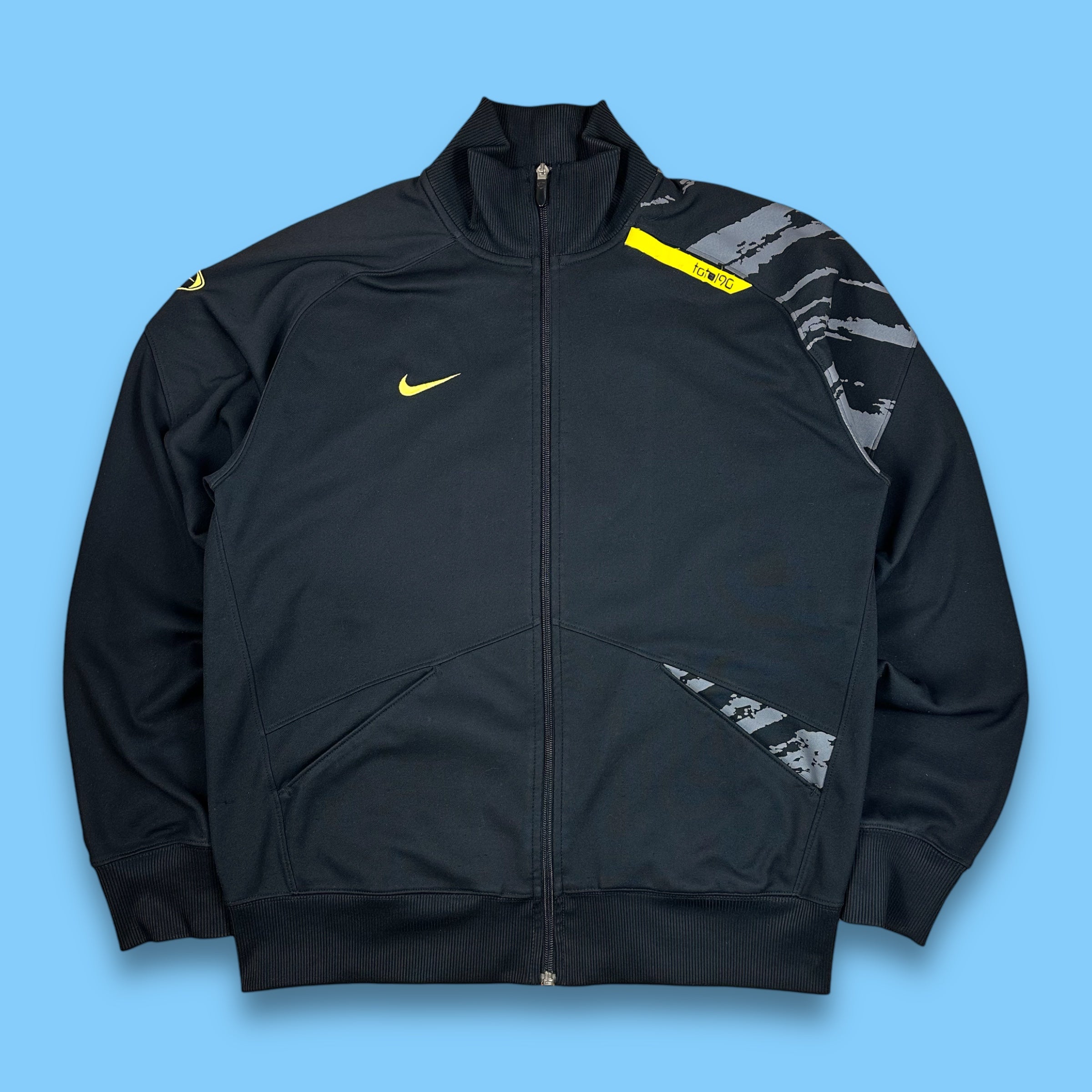 00’s Nike T90 Zip-Up Jumper (L)